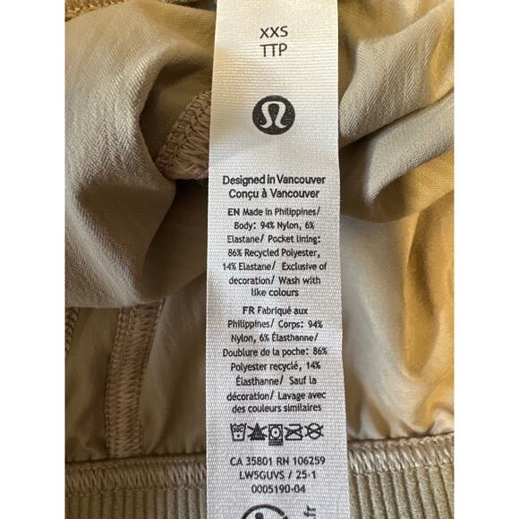 Lululemon Dance Studio Slim-Fit High-Rise Flared sheer oak Pants Size XXS - Picture 5 of 7